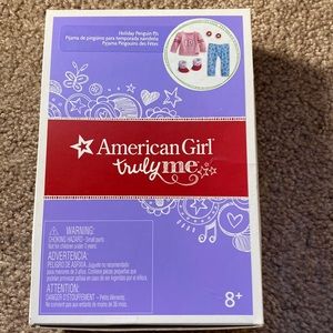 Holiday penguin PJs American girl truly me set